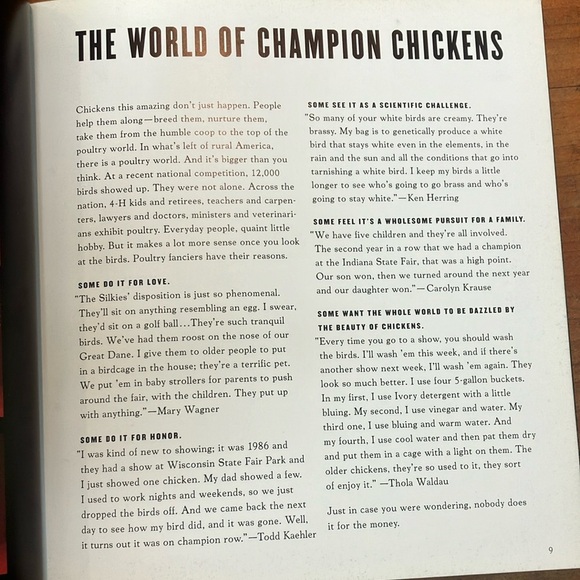 The Fairest Fowl: Portraits of Championship Chickens Book by Tamara Staples - Picture 9 of 16